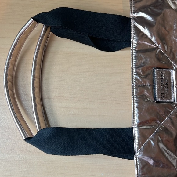 Victoria's Secret Gold Metallic Tote - Picture 3 of 7